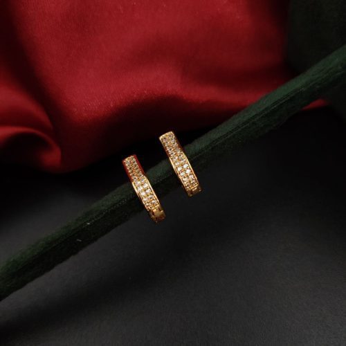 D9 Creation's fashionable CZ stud earrings for a touch of luxury