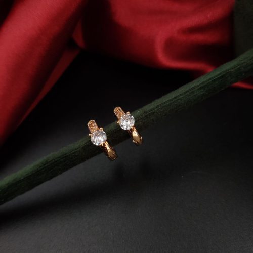 Gorgeous cubic zirconia stud earrings for a feminine touch