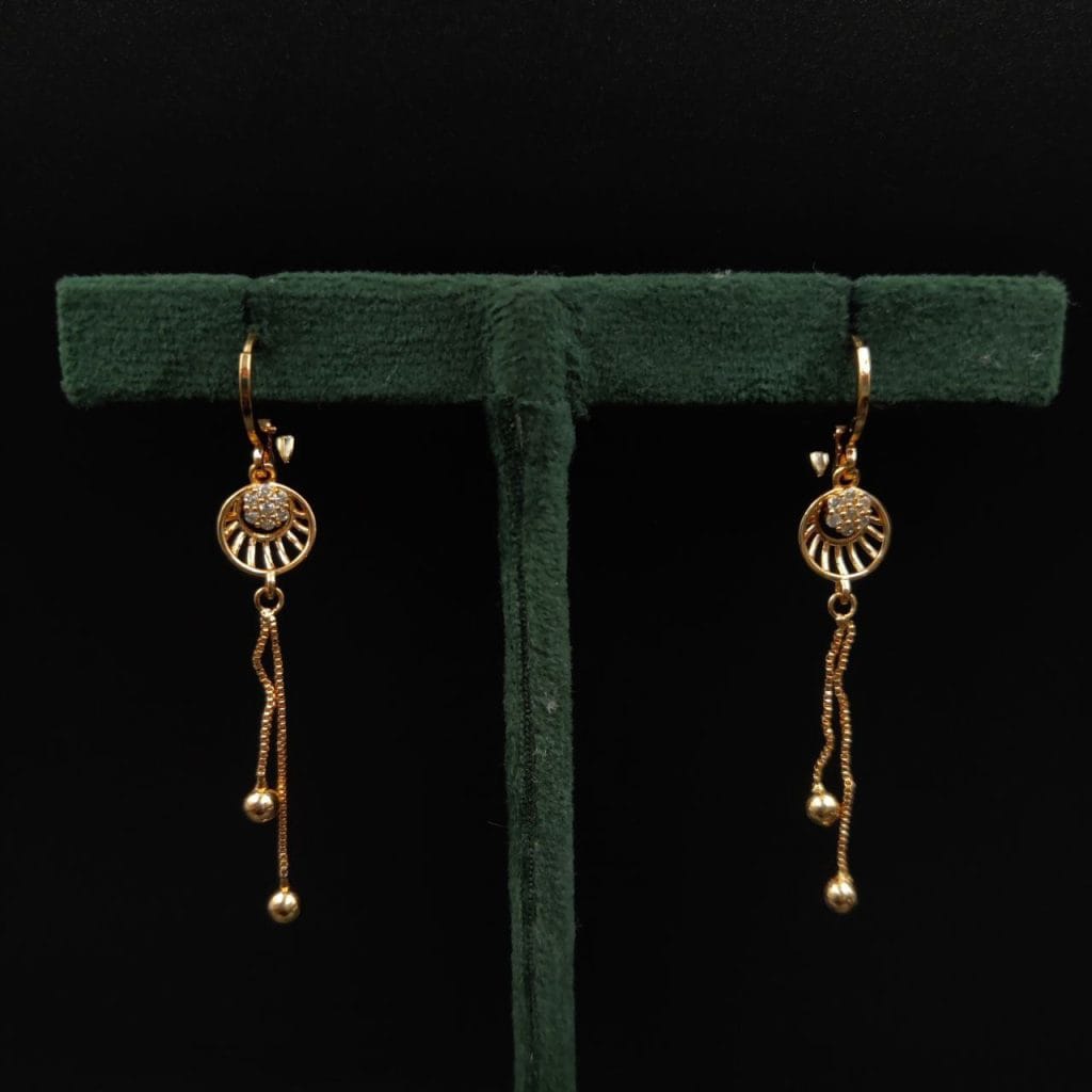 Glamorous cubic zirconia stud earrings for formal events