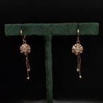 Affordable cubic zirconia stud earrings with intricate CZ accents