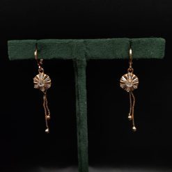Affordable cubic zirconia stud earrings with intricate CZ accents