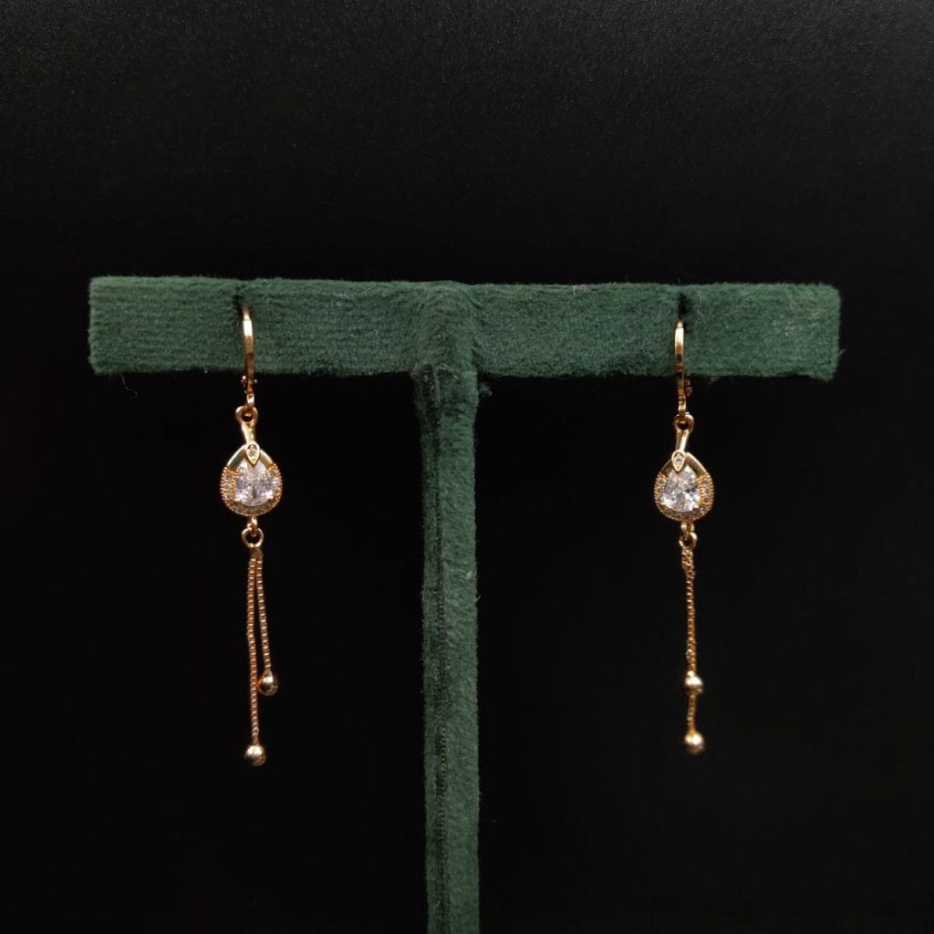 Chic AD earrings for a glamorous touch