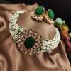 Handcrafted Gold Plated Choker Necklace Set | Premium Quality Jewelry For Wedding Season