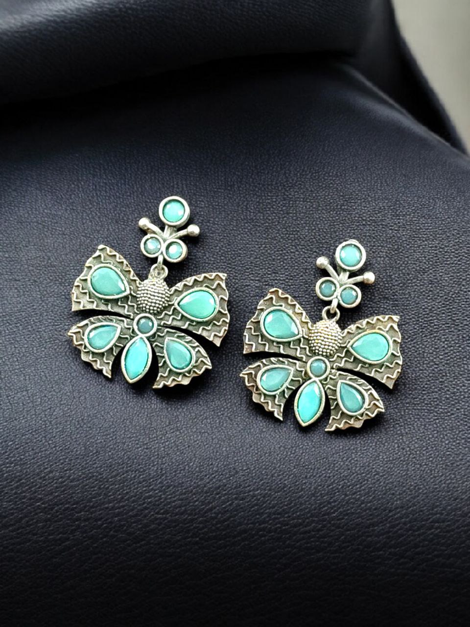 Premium Quality Butterfly Earrings Silver Replica Stone Stud 9 Premium Quality Butterfly Earrings Silver Replica Stone Stud - Image 10