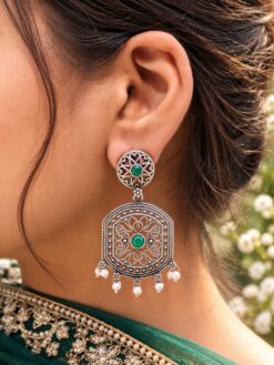Silver Replica Dangler Earrings