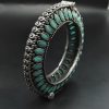 Antique Look Silver Replica Stone Work Oxidised Free Size Bangle Kada For Girls