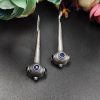 Antique-Silver-Replica-Oxidised-Drop-Design-Tribal-Handcrafted-Hook-Earrings
