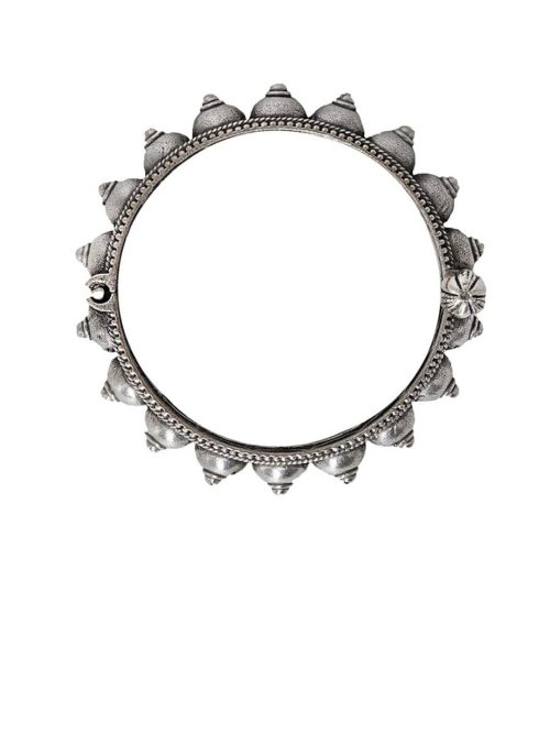 Traditional-Silver-Replica-Kada-Bangle-For-Girls-Opeanable-Bracelet