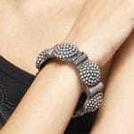 Antique Kada Bangle in Silver Replica Banjara Style For Girls - Opeanable Bracelet