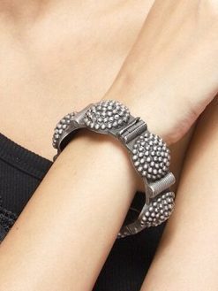 Antique-Kada-Bangle-Silver-Replica-Banjara-Style-For-Girls-Opeanable-Bracelet