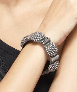 Antique Kada Bangle in Silver Replica Banjara Style For Girls - Opeanable Bracelet