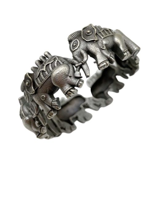 Elephant-Kada-Silver-Look-Like-For-Girls-Rajansthani-Look-Openable-Bangle