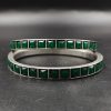 Silver-Look-aLike-Oxidised-Stone-Replica-Bangle
