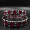 Silver-Replica-Stone-Bangles-Chudiya-Antique-Silver-Lool-alike-Bangle