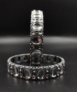 Silver-Replica-Stone-Bangles-Chudiya-Antique-Silver-Lool-alike-Bangle