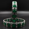 Silver-Replica-Stone-Bangles-Chudiya-Antique-Silver-Lool-alike-Bangle
