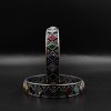 Designer-Oxidised-Bangle-Chudi-in-Silver-Look-Like-Plated-Silver-Replica-Bangles