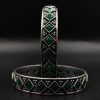 Designer-Oxidised-Bangle-Chudi-in-Silver-Look-Like-Plated-Silver-Replica-Bangles
