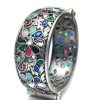 Floral-Art-Silver-Replica-Stone-Work-Oxidised-Bangle-Kada-For-Girls
