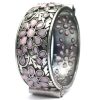 Floral-Art-Silver-Replica-Stone-Work-Oxidised-Bangle-Kada-For-Girls