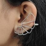 Premium Quality Earcuff Earrings - Oxidised Designer Earlobe Earcuff For Girls