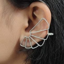 Premium Quality Earcuff Earrings - Oxidised Designer Earlobe Earcuff For Girls