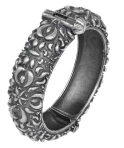 Antique-Silver-Look-alike-Kada-Bangle