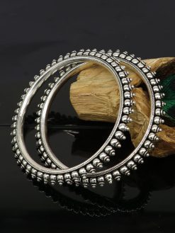 Jaipuri-Oxidised-Chudiya-German-Silver-Bangle