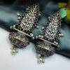 Handcrafted-Oxidised-Silver-Replica-Earrings