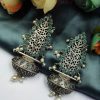 Handcrafted-Oxidised-Silver-Replica-Earrings