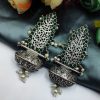 Handcrafted-Oxidised-Silver-Replica-Earrings