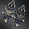 Premium-Quality-Elephant-Design-Silver-Replica-Earrings