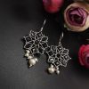 Oxidised-Stone-Hook-Earrings-Daily-Wear-Earrings