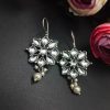 Oxidised-Stone-Hook-Earrings-Daily-Wear-Earrings