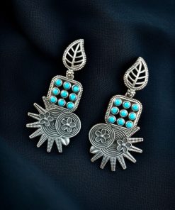 Silver Replica Earrings - Trendy Silver Look-Alike Dangler Earrings for Women