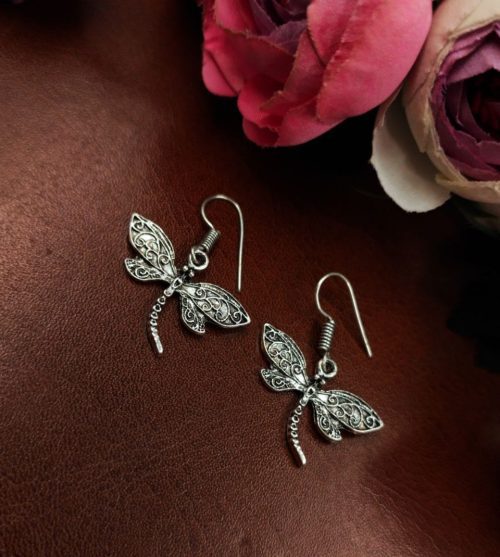 German-Silver-Hook-Earrings-Daily-Wear-Earring-Gift-For-Her