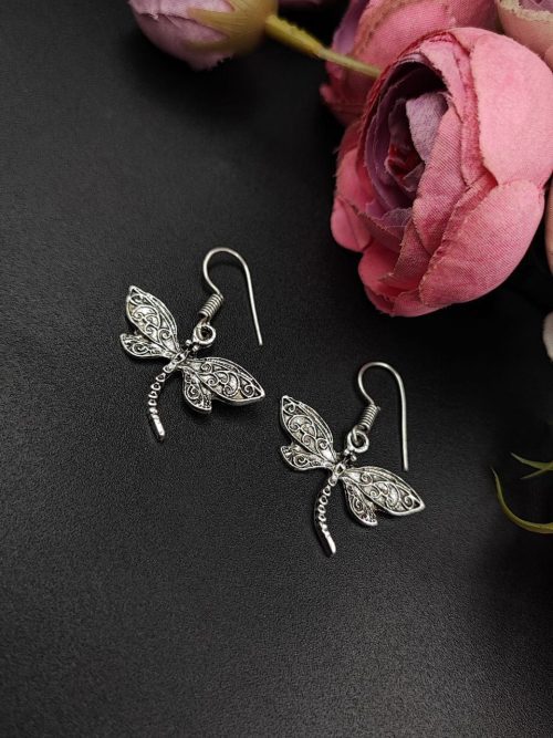 German-Silver-Hook-Earrings-Daily-Wear-Earring-Gift-For-Her