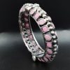 Silver-Look-Like-Stone-Work-Kada-Traditional-Openable-Bracelet