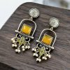 Silver Look Like Oxidised Earrings - Trendy Dangler Jewelry