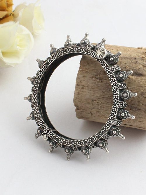Silver-Look-alike-Bangles-Kada-for-Girls-Oxidized