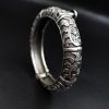 Openable-Kada-Bangle-Oxidised-Silver-Replica-Bracelet