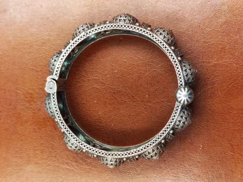 Traditional-Silver-Replica-Bangles-Kada-Oxidized-Openable-Bracelet