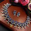 Exquisite Oxidised Silver Replica Necklace Set