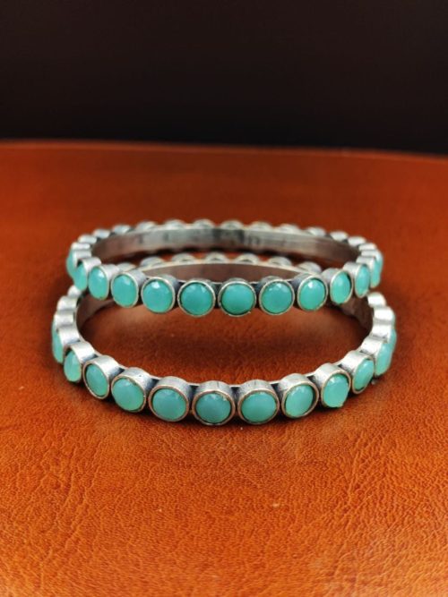 Traditional Oxidised Bangles | Premium Quality Silver Replica Chudiya For Girls
