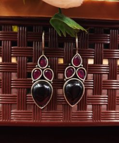 Artistic Elegance: Mona Lisa Inspired Silver Hook Earrings for Girls