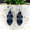 Artistic Elegance: Mona Lisa Inspired Silver Hook Earrings for Girls