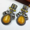 Nandi Earrings - Premium Quality Silver Replica Oxidised Stud Earring