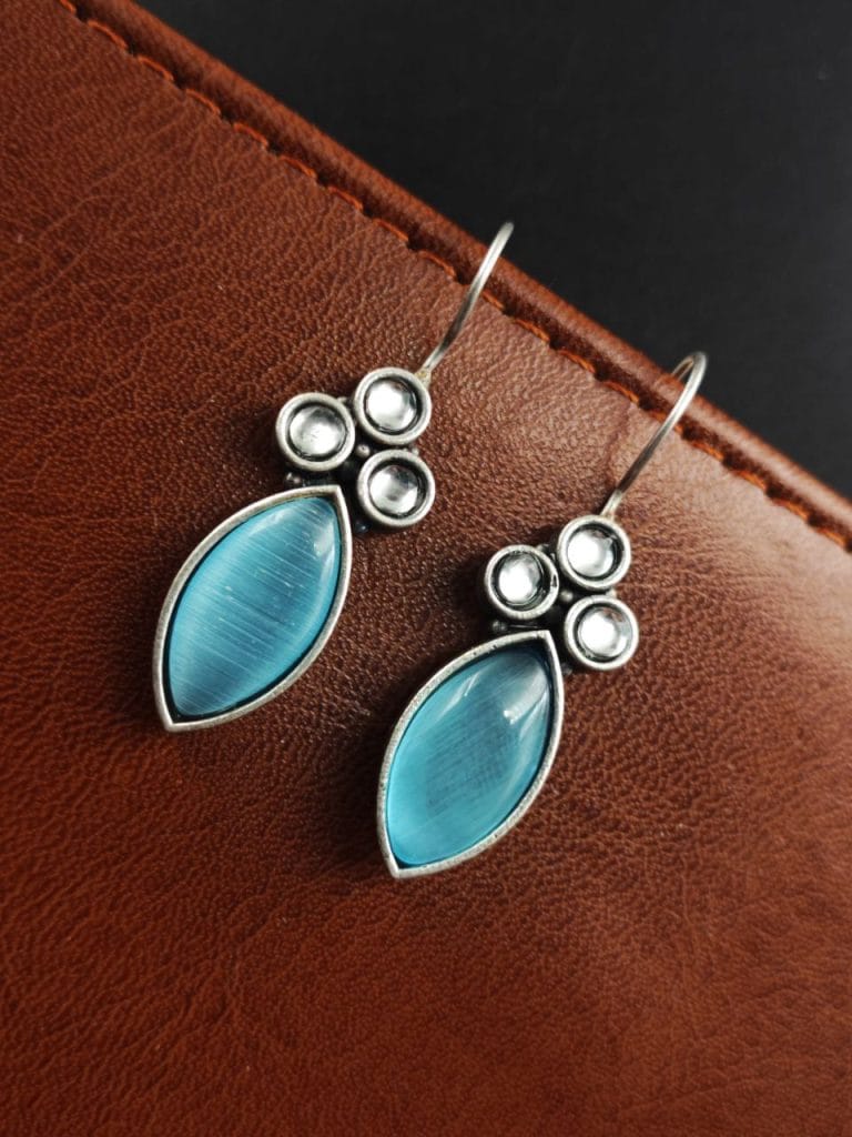 Casual Wear Oxidised Earrings | Affordable Hook Earrings | Earrings Under 100Rs