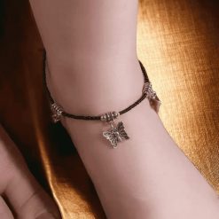 Butterfly Oxidised Anklet | Casual Wear Oxidised Payal For Girls
