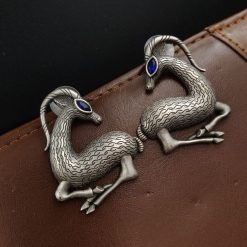 Graceful Deer Earrings - Sterling Silver Lightweight Studs